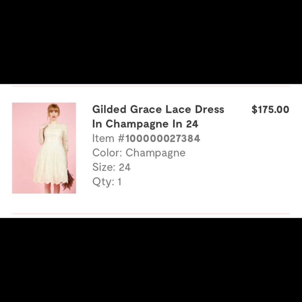 ModCloth wedding dress